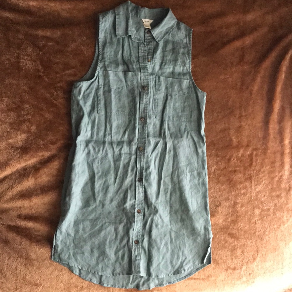 Button up dress